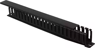 Cable Manager PVC Channel Box – 22 Slot Rack Mount, Raceway | FRLS Type Wiring Duct (45mm x 45mm x 100cm) 
