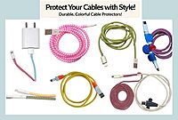 Spiral Cable Protector ,Charger Cord Winder Wrap Compatible with iPhone, Samsung, OnePlus, MI, Oppo, Vivo, Android, Tablet Cable -1.4m Spiral Cable Protector ,Charger Cord Winder Wrap Compatible with iPhone, Samsung, OnePlus, MI, Oppo, Vivo, Android, Tablet Cable -1.4m