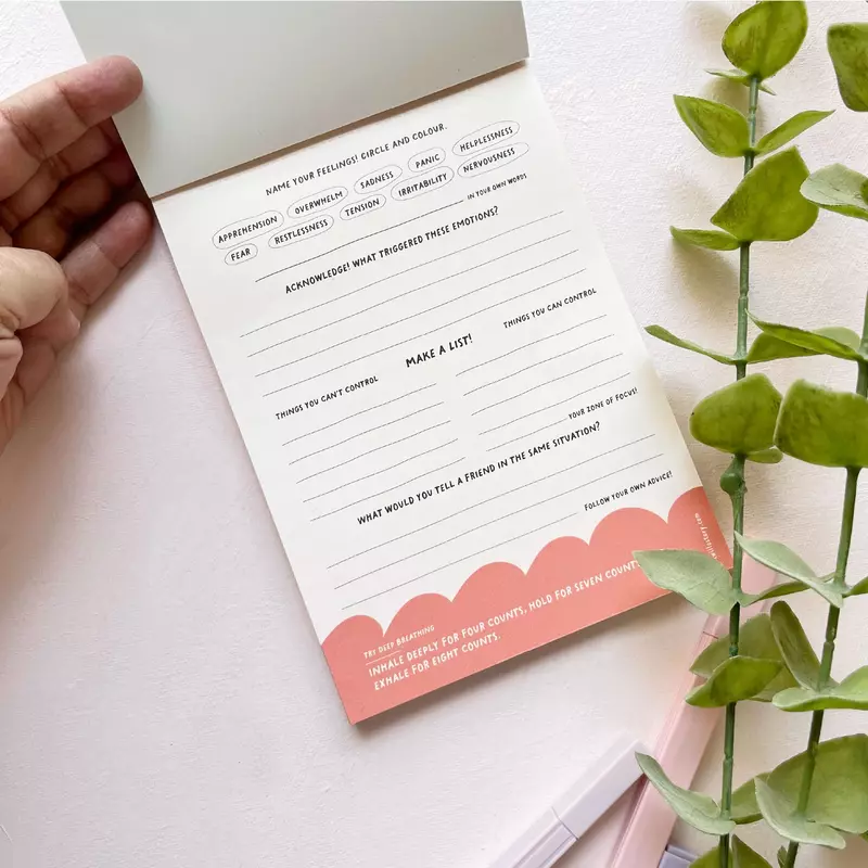 Calm in Chaos - Mini Anti Anxiety Journal