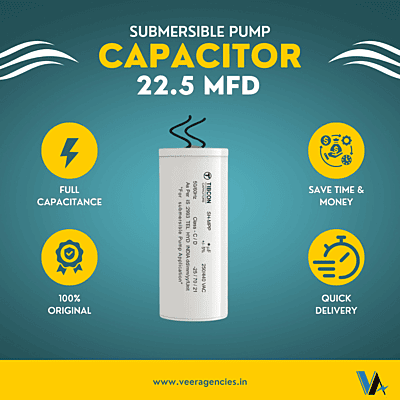 Tibcon 22.5 MFD 440 V Capacitor for Submersible Pump Tibcon 22.5 MFD 440 V Capacitor for Submersible Pump