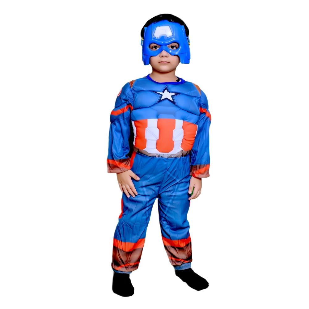 Captain America Fancy Dress Costume