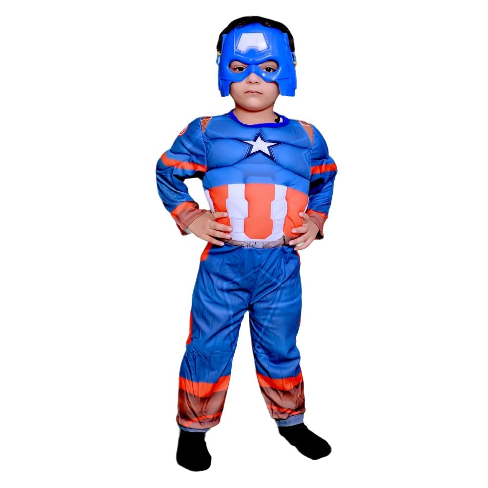 Captain America Fancy Dress Costume