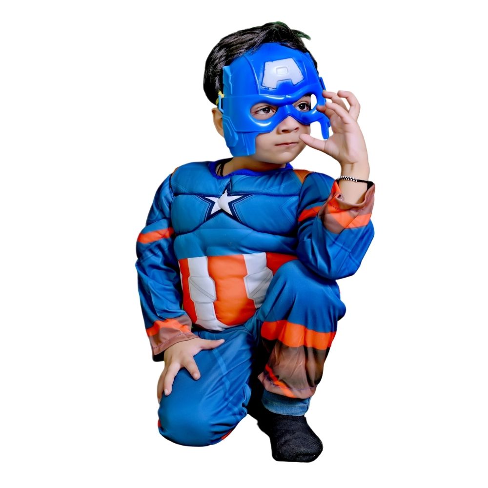 Captain America Fancy Dress Costume