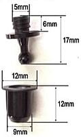 DE01F-16 SPEAKER GRILL FASTNER(8PCS)