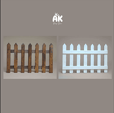 Mini Fence - Set Of 2 - Dual Side