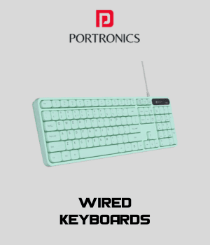 Keyboard Portronics Wired