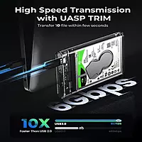 USB 3.0 Transparent Glass Laptop Casing 6.5cm (2.5 Inch) HDD/SSD Enclosure Case Cover SATA USB 3.0 Transparent Glass Laptop Casing 6.5cm (2.5 Inch) HDD/SSD Enclosure Case Cover SATA