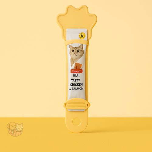 Cat Treat Squeeze Spoon – Liquid Snack Dispenser for All Cats
