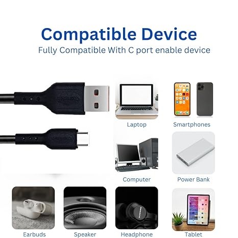 USB Cable for Power Banks, Headphones,Neckband and Other USB Devices (30cm) - 2.4A USB Cable for Power Banks, Headphones,Neckband and Other USB Devices (30cm) - 2.4A