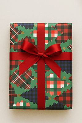 Festive Holiday Cheer Gift Wrap