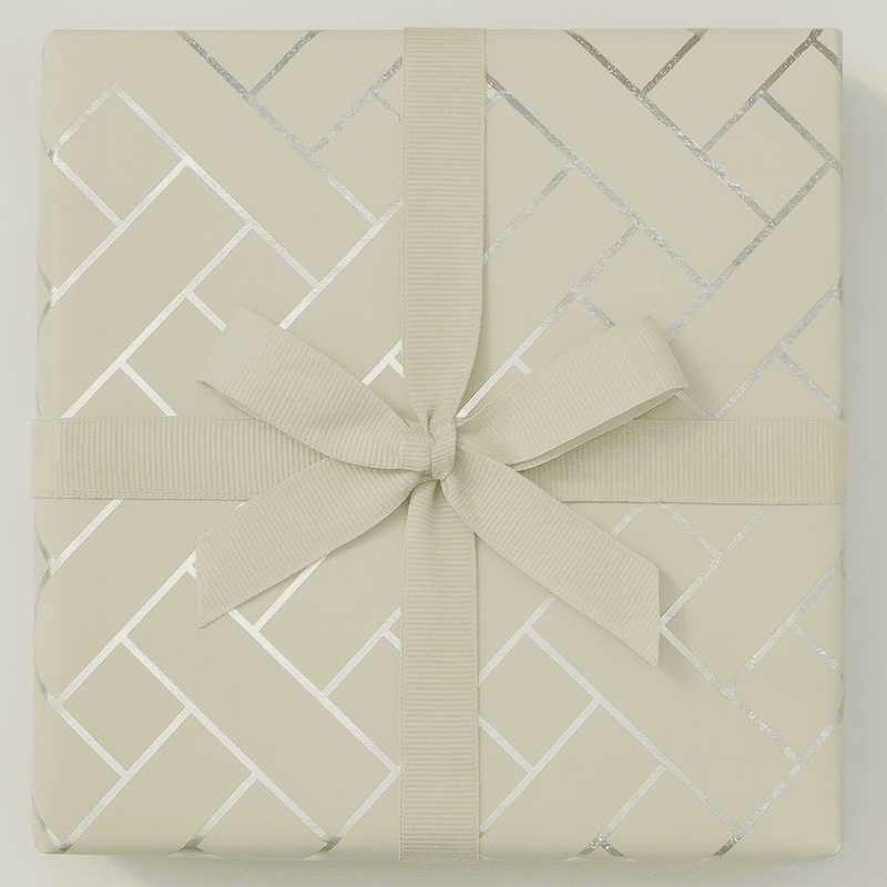 Holographic Foil Herringbone Pattern Gift Wrap Holographic Foil Herringbone Pattern Gift Wrap