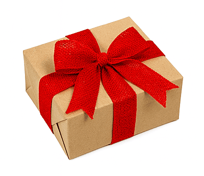 Red Burlap Ribbon