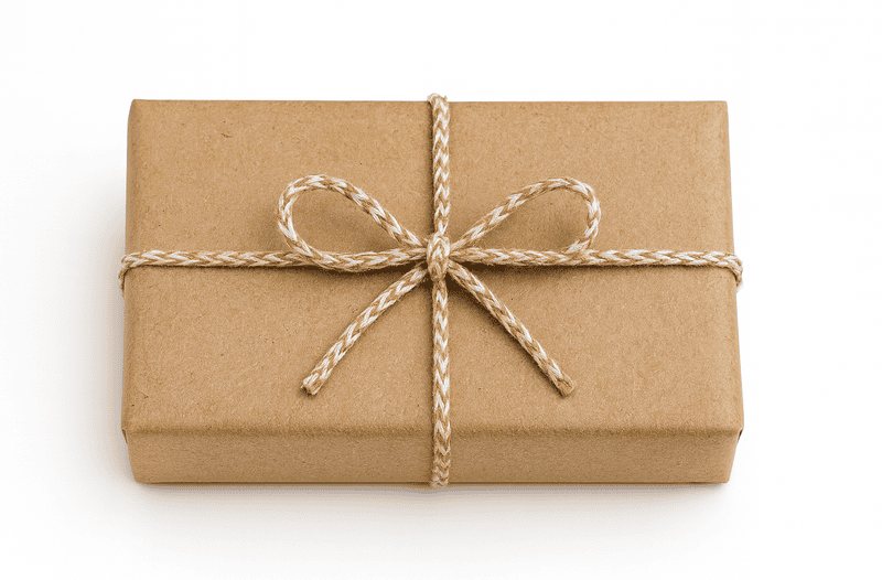 Jute Plait Ribbon - Natural & White Jute Plait Ribbon - Natural & White
