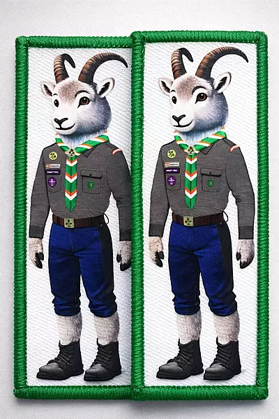 Diamond Jubilee Mascot Printed