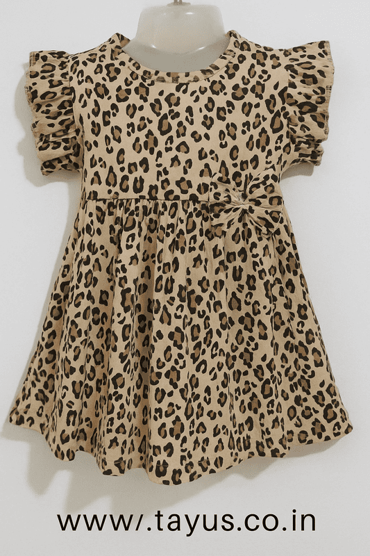 Cotton Frocks-leopard print
