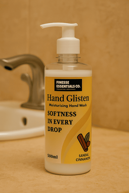 Hand Glisten, Handwash Liquid - Sandal Cinnamon Hand Glisten, Handwash Liquid - Sandal Cinnamon