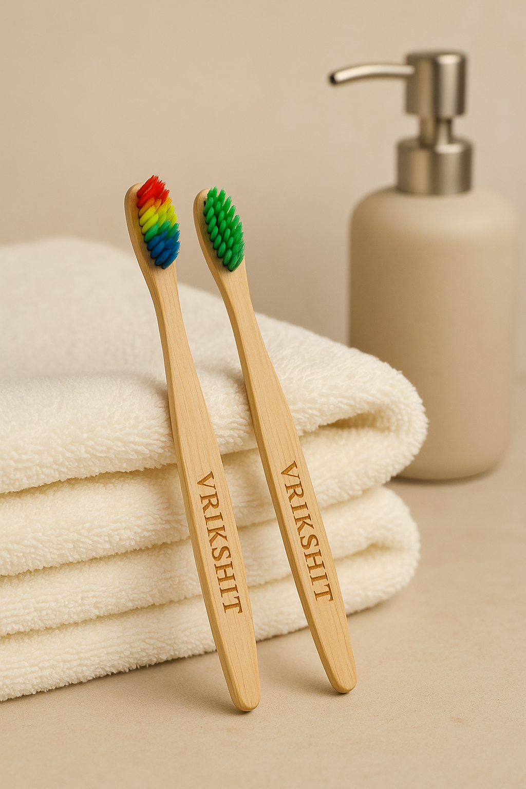 Bamboo kids brush | Sustainable | Charcoal bristles | Biodegradable Bamboo kids brush | Sustainable | Charcoal bristles | Biodegradable
