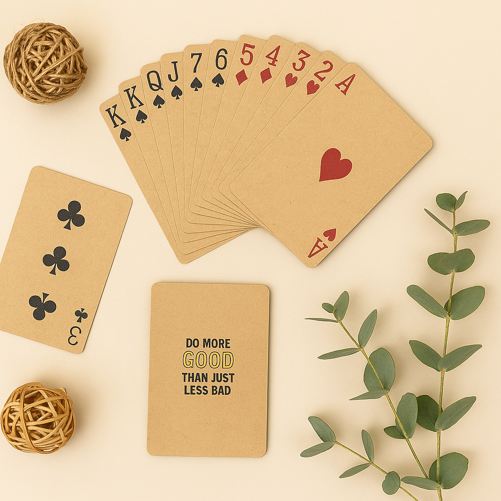 Playing cards | Recycled Cardboard | No Plastic Cards | Eco Friendly