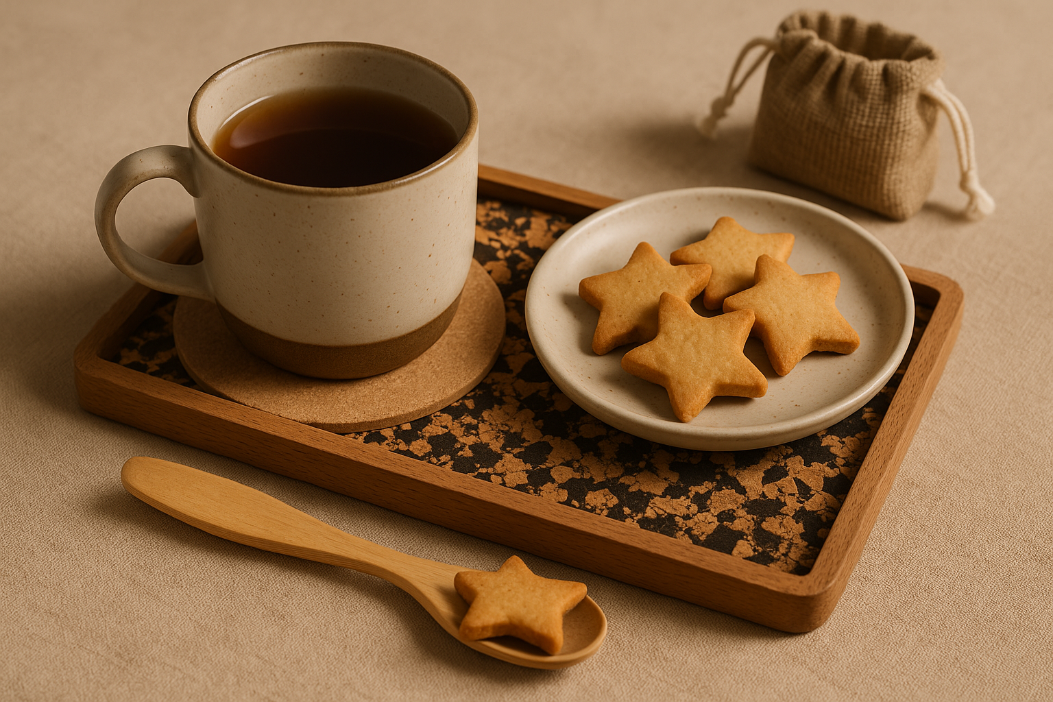 Eco Cork Essentials | Eco friendly Cork tray & Coasters set Eco Cork Essentials | Eco friendly Cork tray & Coasters set