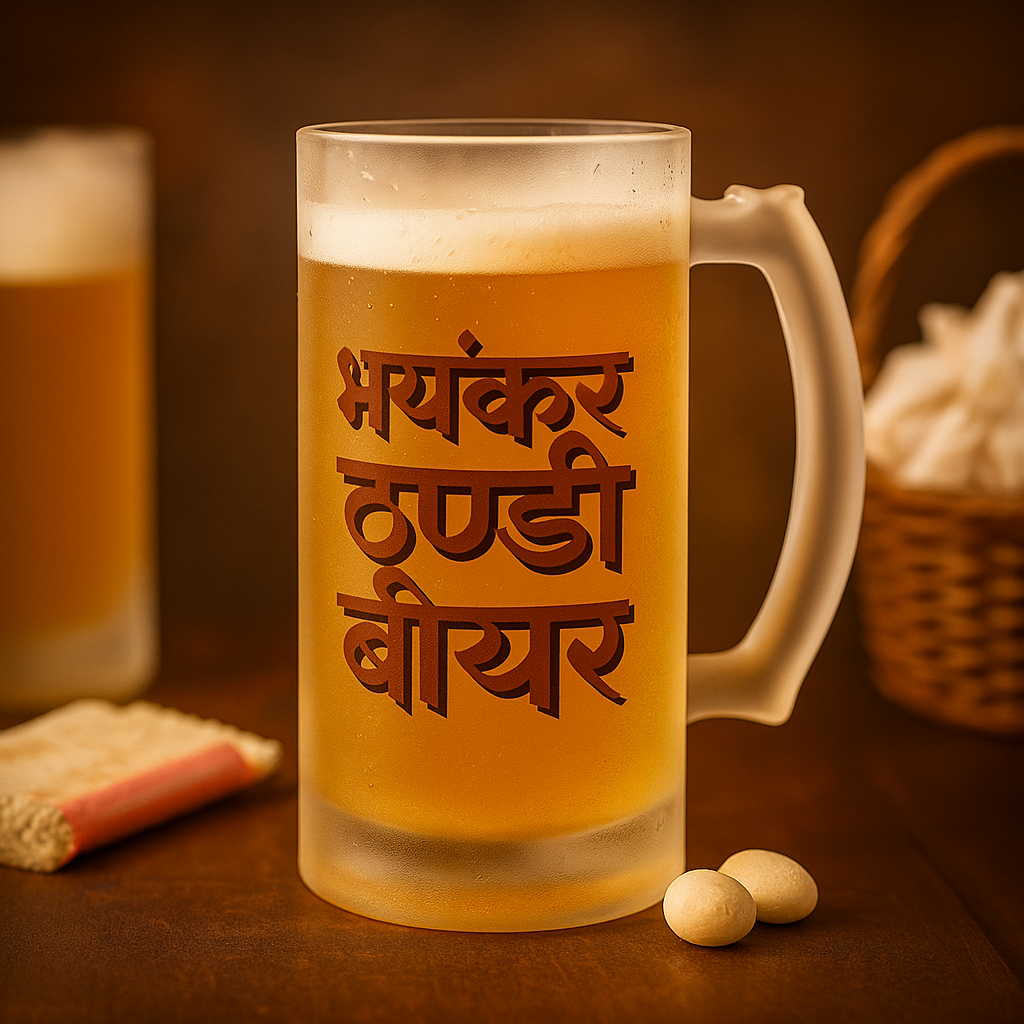 Sublimation Printed Froaster Beer Mug with Handle Beer is The Answer Funny Quotes | Beer Mug for Freezer | Gift Sublimation Printed Froaster Beer Mug with Handle Beer is The Answer Funny Quotes | Beer Mug for Freezer | Gift