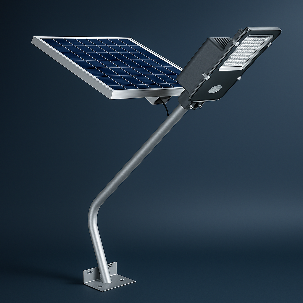 Semi Cobra Model B Street Light With Panel Semi Cobra Model B Street Light With Panel