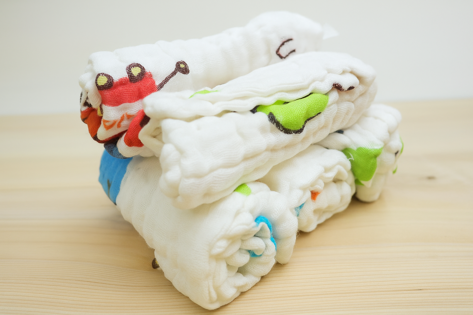 Muslin Face towel(Assorted Prints)