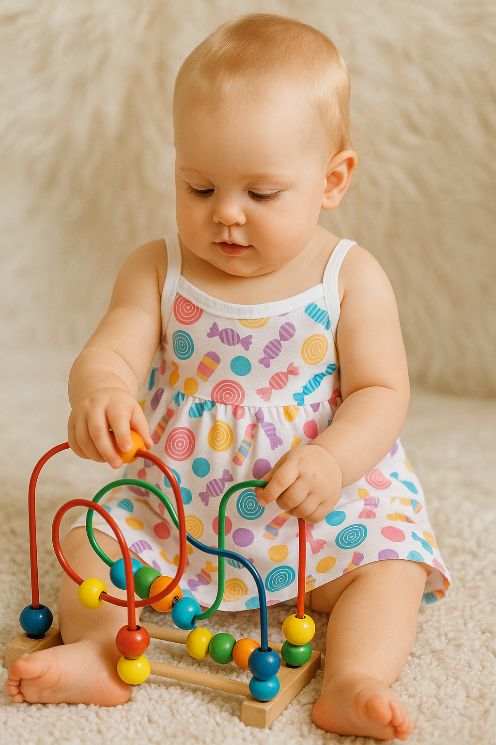 Muslin Knot Frock - Lolli Pop