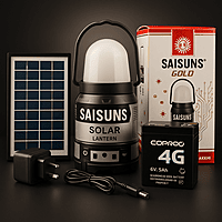 ANDSLITE CP12 Solar LED Lantern With Mobile Charging 15 hrs Flood Lamp Emergency Light