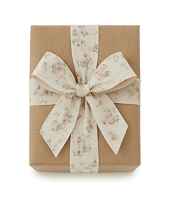 Ivory Floral Net Lace Ribbon
