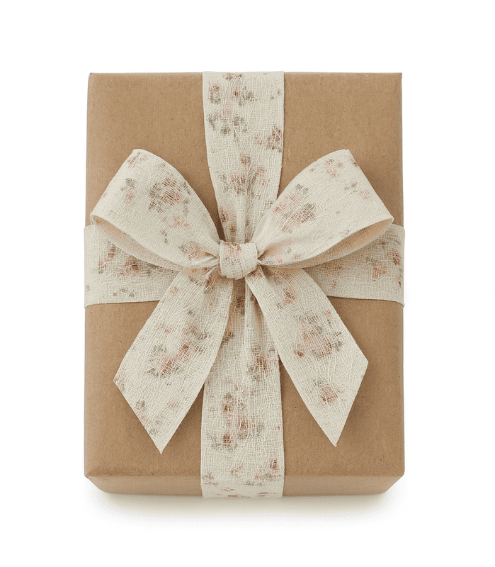 Ivory Floral Net Lace Ribbon