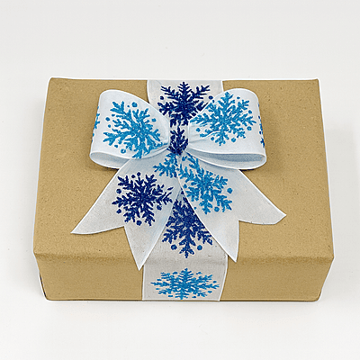 White Snowflake Ribbon