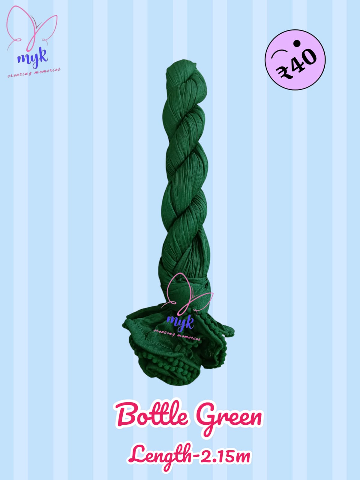 Daily Wear Net Chiffon Dupatta-Bottle Green Daily Wear Net Chiffon Dupatta-Bottle Green