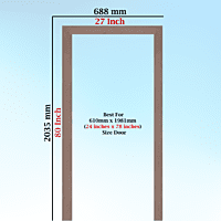 PerfectFit Guest Room Door Frame Solutions (4 X 2.5 Inch) Single Patam / Step / Beam PerfectFit Guest Room Door Frame Solutions (4 X 2.5 Inch) Single Patam / Step / Beam