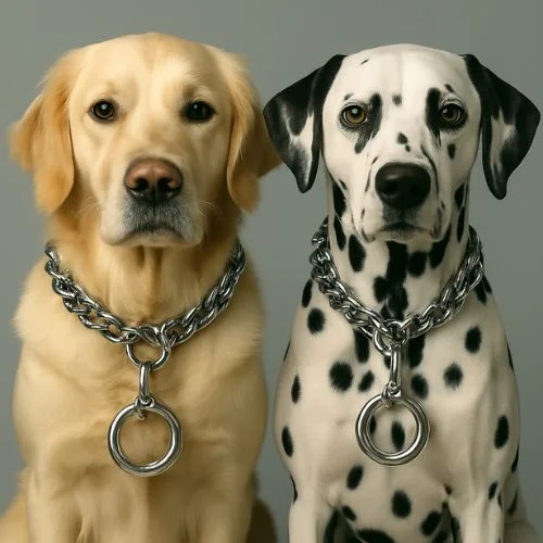 Chrome Plated Training Choke Chain Collar – Dog Neck Collar Belt Chrome Plated Training Choke Chain Collar – Dog Neck Collar Belt