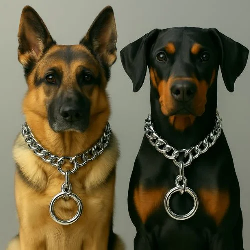 Chrome Plated Training Choke Chain Collar – Dog Neck Collar Belt Chrome Plated Training Choke Chain Collar – Dog Neck Collar Belt