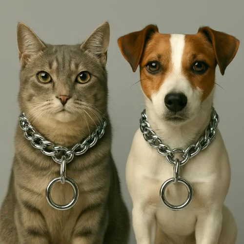 Chrome Plated Training Choke Chain Collar – Dog Neck Collar Belt Chrome Plated Training Choke Chain Collar – Dog Neck Collar Belt