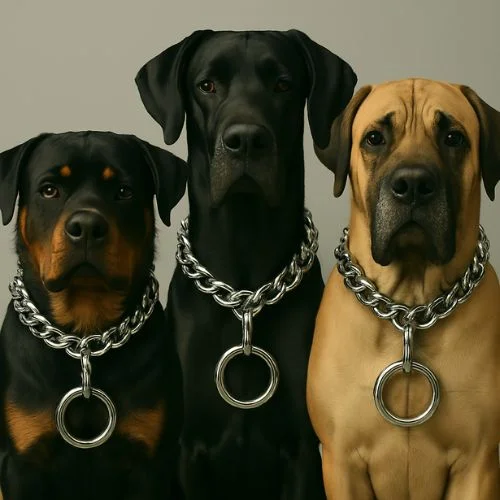 Chrome Plated Training Choke Chain Collar – Dog Neck Collar Belt Chrome Plated Training Choke Chain Collar – Dog Neck Collar Belt