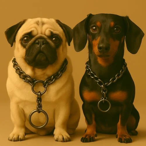Chrome Plated Training Choke Chain Collar – Dog Neck Collar Belt Chrome Plated Training Choke Chain Collar – Dog Neck Collar Belt