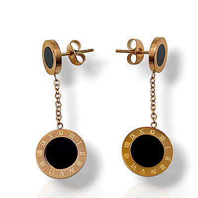 Anti-Tarnish Circle Drop Earrings Anti-Tarnish Circle Drop Earrings