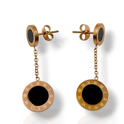 Anti-Tarnish Circle Drop Earrings Anti-Tarnish Circle Drop Earrings