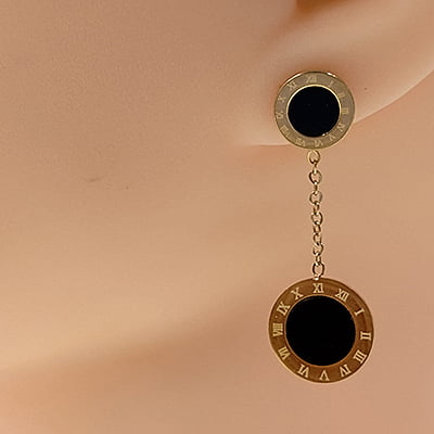 Anti-Tarnish Circle Drop Earrings Anti-Tarnish Circle Drop Earrings