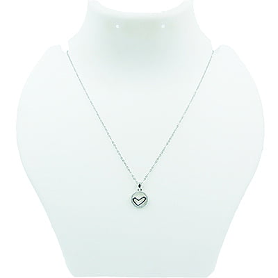 Single Layered Chain - Circled Heart Single Layered Chain - Circled Heart