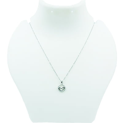 Single Layered Chain - Circled Heart Single Layered Chain - Circled Heart
