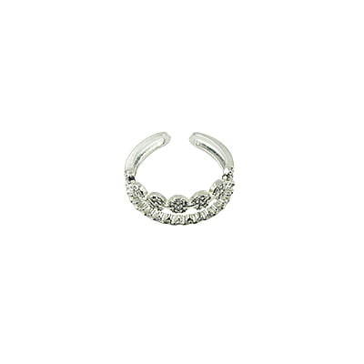 Fancy Finger Ring - Circled Link Fancy Finger Ring - Circled Link