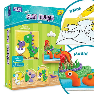 Clay Mural Dino 5