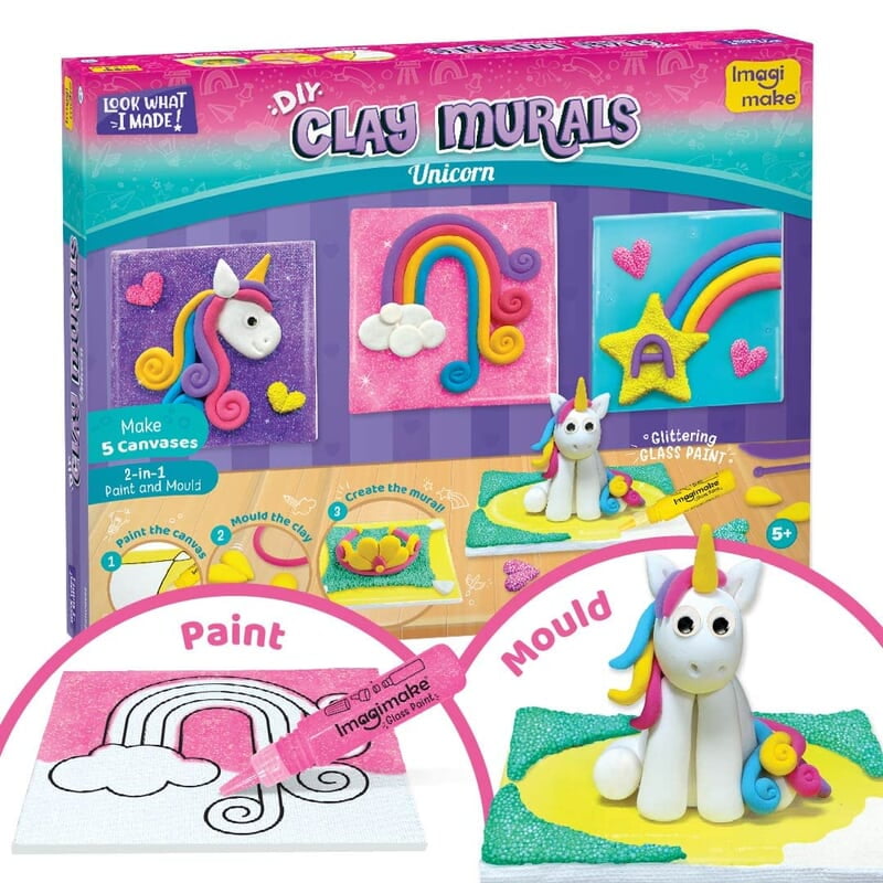 Clay Mural Unicorn 5 Design Clay Mural Unicorn 5 Design