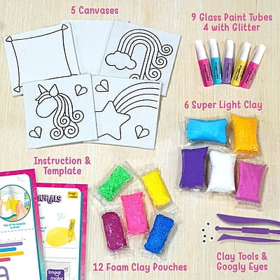 Clay Mural Unicorn 5 Design Clay Mural Unicorn 5 Design