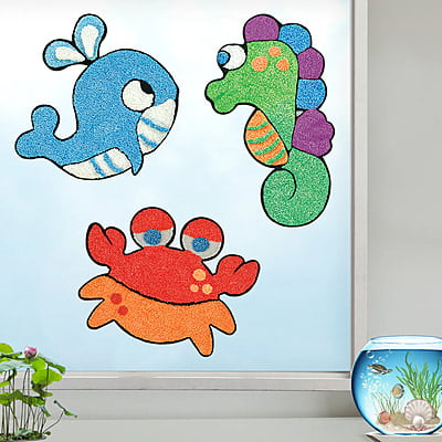 Clay Stickers - Aqua World Clay Stickers - Aqua World