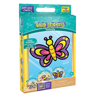 Clay Stickers - Butterfly Clay Stickers - Butterfly