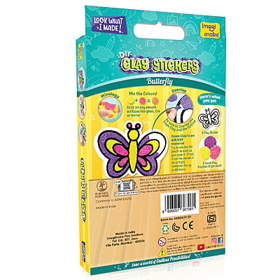 Clay Stickers - Butterfly Clay Stickers - Butterfly
